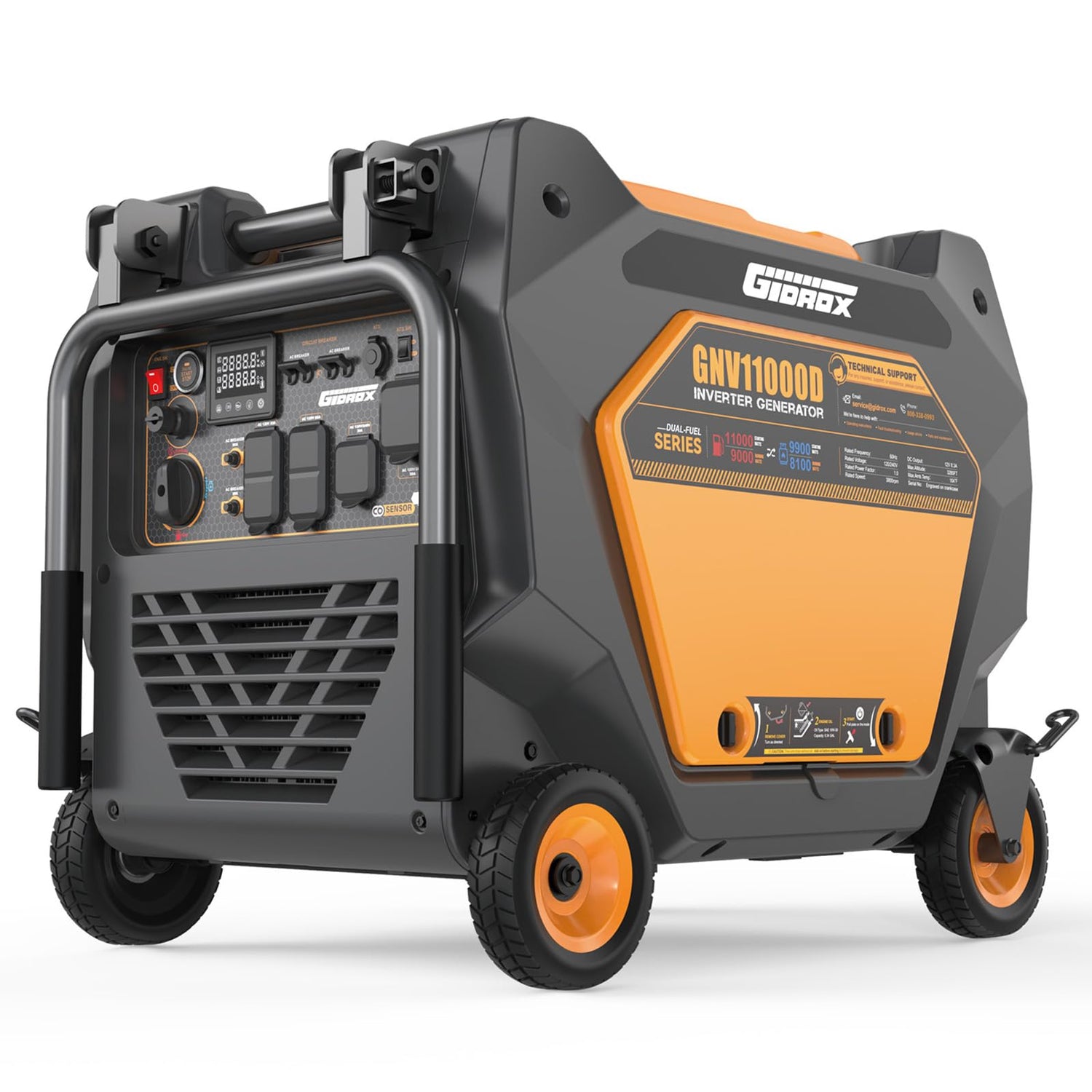11000W Inverter Generator with Quiet Technology and CO Shield, Gas, Propane & Natural Gas Powered