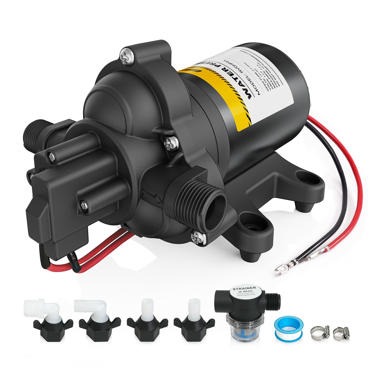 12V RV Diaphragm Pump with Smart Pressure Switch