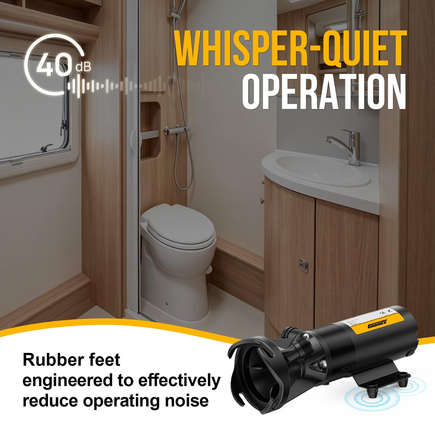 12V RV Portable Macerator Pump